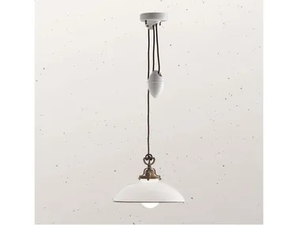 COUNTRY 082.11 - LED adjustable Murano glass pendant lamp _ Il Fanale